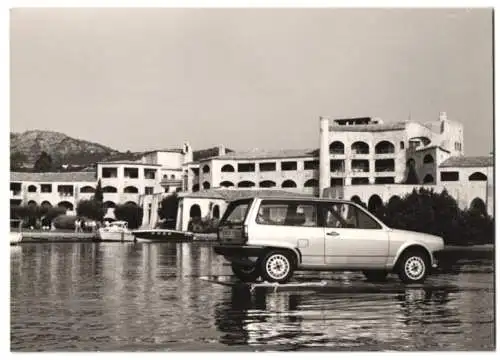 19 Fotografien unbekannter Fotograf, Ansicht Sardinien / Costa Smeralda, Werbe-Aufnahmen vor Hotel Cala di Volpe u.a.