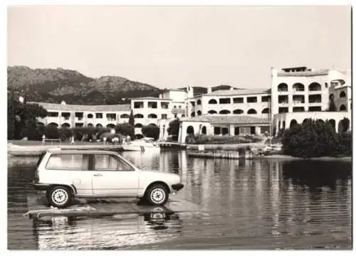 19 Fotografien unbekannter Fotograf, Ansicht Sardinien / Costa Smeralda, Werbe-Aufnahmen vor Hotel Cala di Volpe u.a.