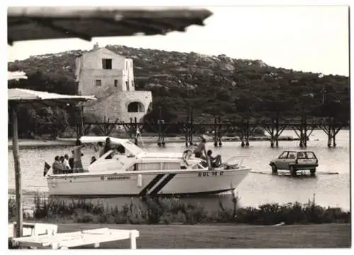 19 Fotografien unbekannter Fotograf, Ansicht Sardinien / Costa Smeralda, Werbe-Aufnahmen vor Hotel Cala di Volpe u.a.