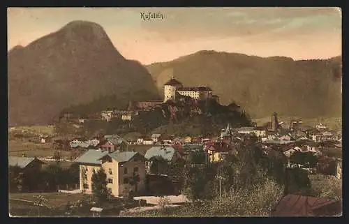 AK Kufstein, Teilansicht mit Schloss