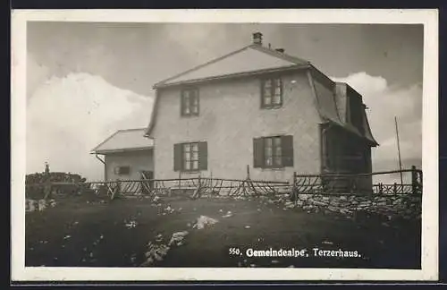 AK Terzerhaus, Hütte auf der Gemeindealpe