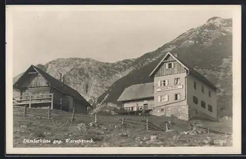 AK Dümlerhütte, Ansicht gegen Warscheneck