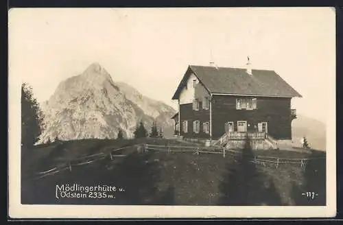 AK Mödlingerhütte, Ansicht mit dem Ödstein