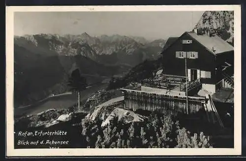 AK Erfurterhütte, Blick auf den Achensee