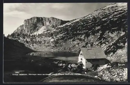 AK Pühringer-Hütte, Gesamtansicht mit Elmsee