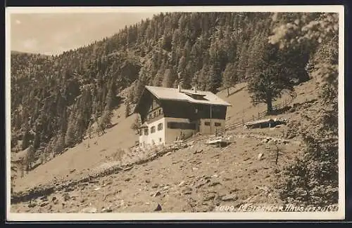 AK Meissner Haus, Ansicht am Berghang