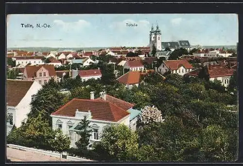 AK Tulln, Ortsansicht mit Kirche