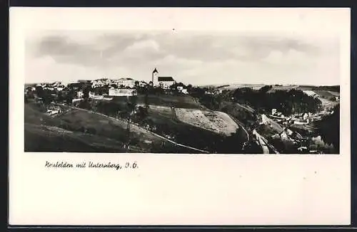 AK Neufelden im Mühlviertel, Panorama mit Unternberg