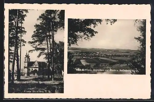 AK Maria Dreieichen, Blick auf Mold und Rosenburg