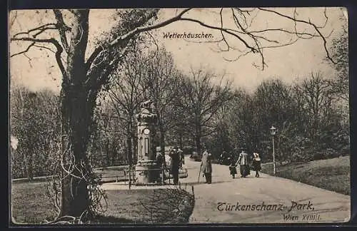 AK Wien, Türkenschanz-Park, Wettersäule