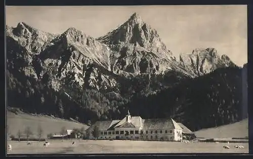 AK Admont, Schloss Kaiserau mit dem Kalbling