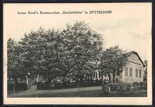 AK Hütteldorf, Anton Riedl`s Restaurant Knödelhütte