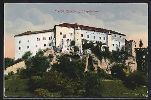 AK Hollenburg im Rosenthal, Blick auf das Schloss