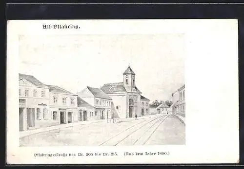 AK Wien-Alt-Ottakring, Ottakringerstrasse von Nr. 205 bis 215