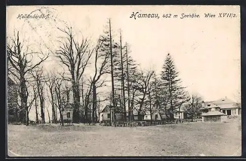 AK Wien, Hameau, Gasthaus Holländerdörfl