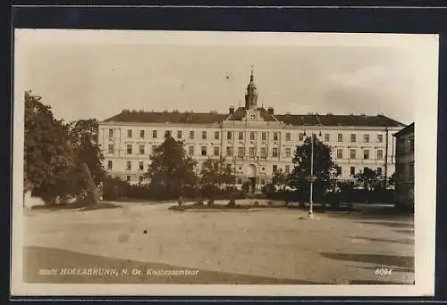 AK Hollabrunn /N.-Oe., Partie am Knabenseminar