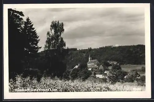 AK Elsarn i. Str., Teilansicht vom Feld aus