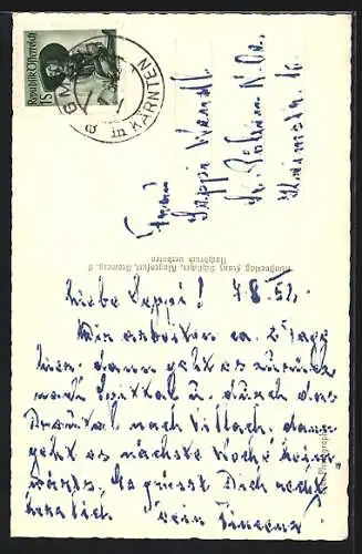 AK Gmünd /Kärnten, Alt-Gmünd, Strassenpartie mit Frauen in Trachten