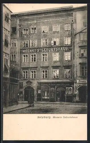 AK Salzburg, Mozarts Geburtshaus