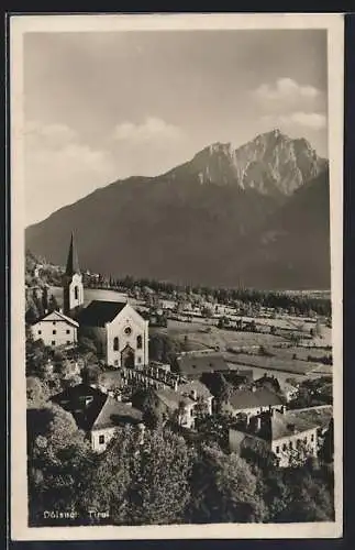 AK Dölsach /Tirol, Teilansicht mit Gipfelpanorama