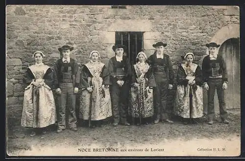 AK Noce Bretonne aux environes de Lorient