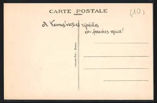 AK Auray, Noce Bretonne, Les Invités à table