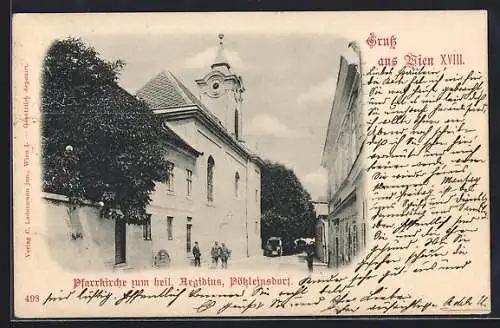 AK Wien, Pötzleinsdorf, Pfarrkirche zum heil. Aegidius