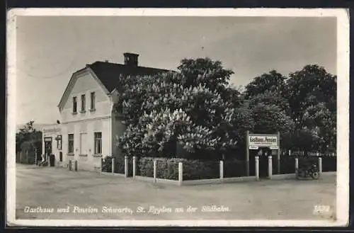 AK St. Egyden an der Südbahn, Gasthaus und Pension Schwartz