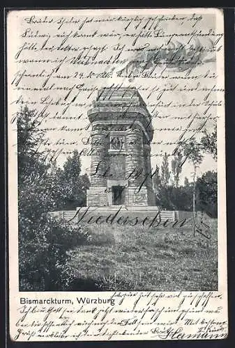 AK Würzburg, Der Bismarckturm