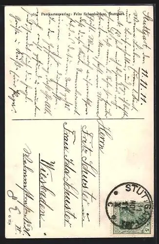 AK Stuttgart, Am Niederwächterbrunnen