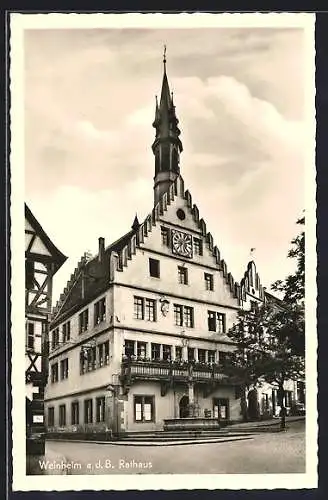 AK Weinheim a. d. B., Am Rathaus