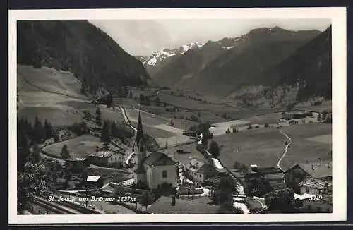 AK St. Jodok, Ortsansicht mit Kirche