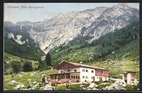 AK Kirchdorf in Tirol, Griesener Alm im Kaisergebirge