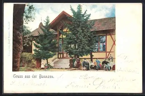 AK Purkersdorf, Gasthaus in der Baunzen