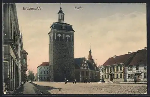 AK Luckenwalde, Blick auf den Markt