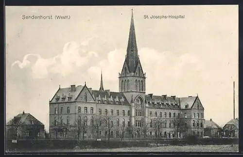 AK Sendenhorst /Westf., Partie am St. Josephs-Hospital