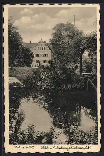 AK Löhne i. W., Schloss Wenburg, Rückansicht