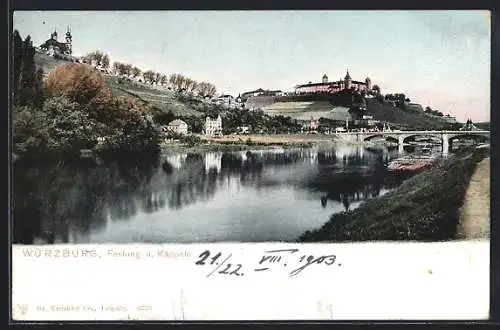 AK Würzburg, Festung u. Käppele