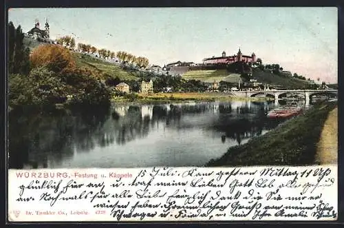 AK Würzburg, Festung u. Käppele