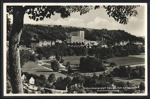 AK Schwäbisch-Hall, Diakonissenanstalt mit neuem Krankenhochhaus