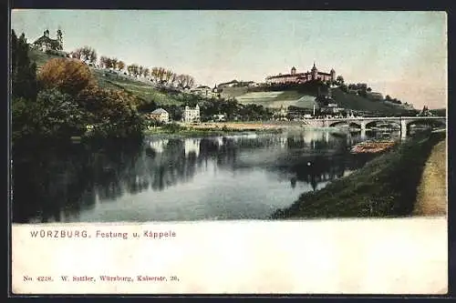 AK Würzburg, Festung u. Käppele