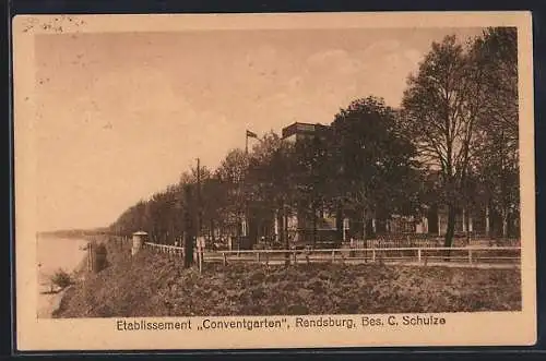 AK Rendsburg, Gasthaus Conventgarten