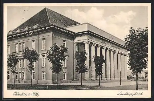 AK Oldenburg i. O., am Landtagsgebäude