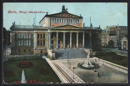 AK Berlin, Kgl. Schauspielhaus am Gendarmenmarkt