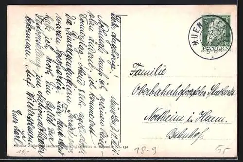 AK Prinzregent Luitpold, Briefmarken, Krone, Ganzsache Bayern