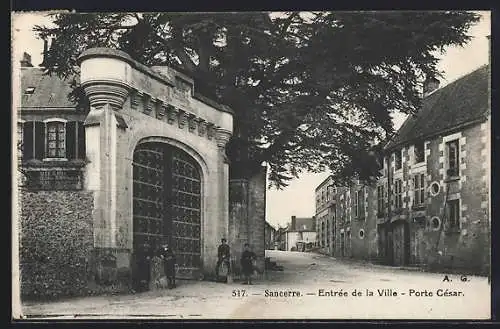 AK Sancerre, Entrée de la Ville, Porte César