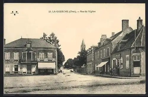 AK La Guerche, Rue de l`Église