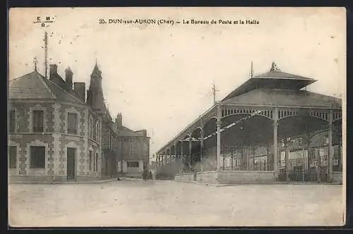 AK Dun-sur-Auron, Le Bureau de Poste et la Halle