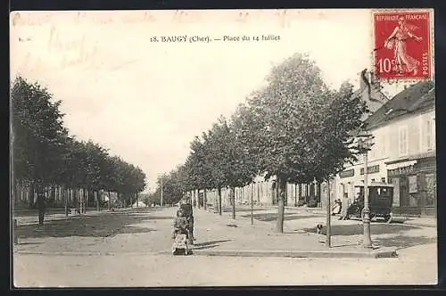 AK Baugy, Place du 14 Juillet