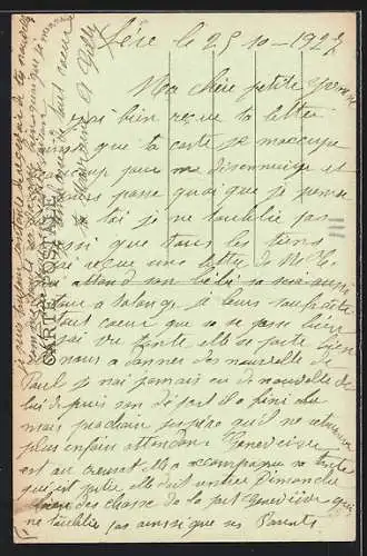 AK Léré, Route de Cosne avec passants et maisons anciennes